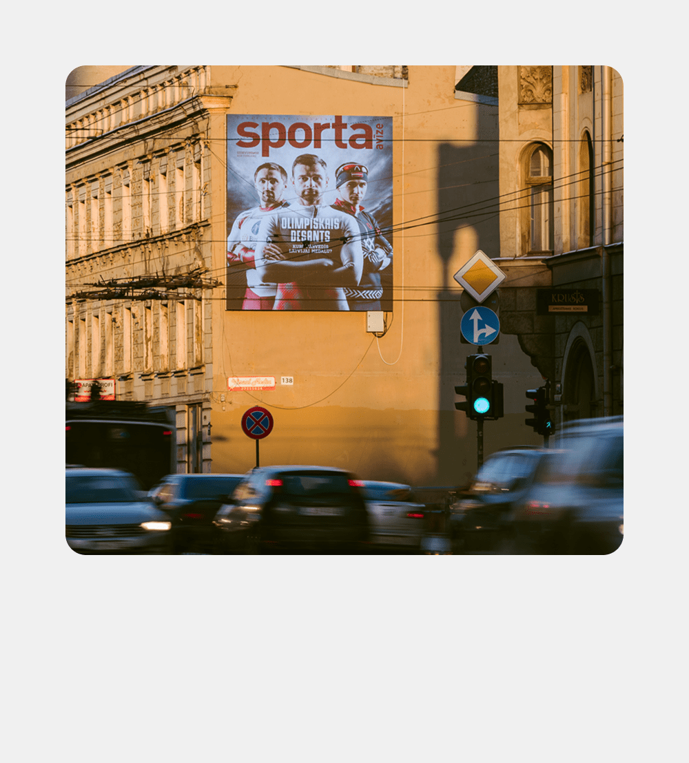 Small Image of PALAMI Group Outdoor LED Video Screen Installed On Building Wall