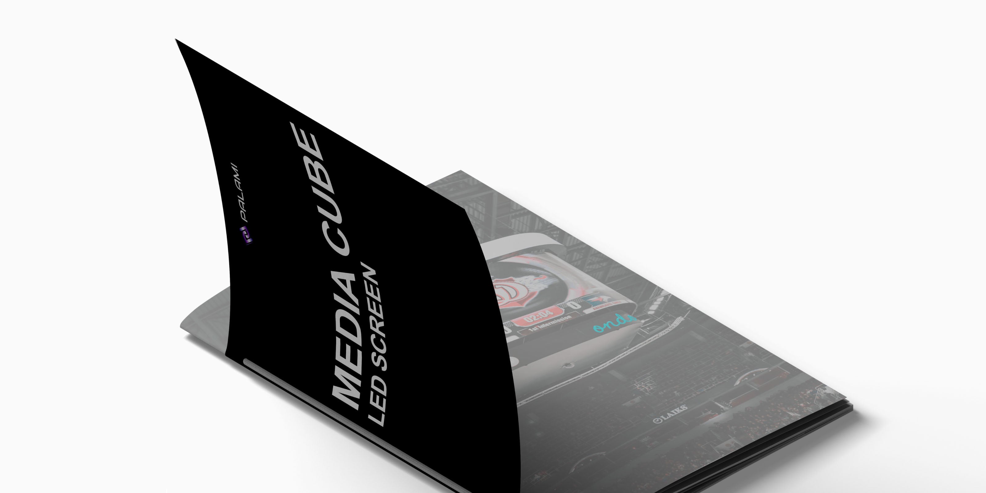 Image Of PALAMI Group Rounded LED Media Cube Brochure
