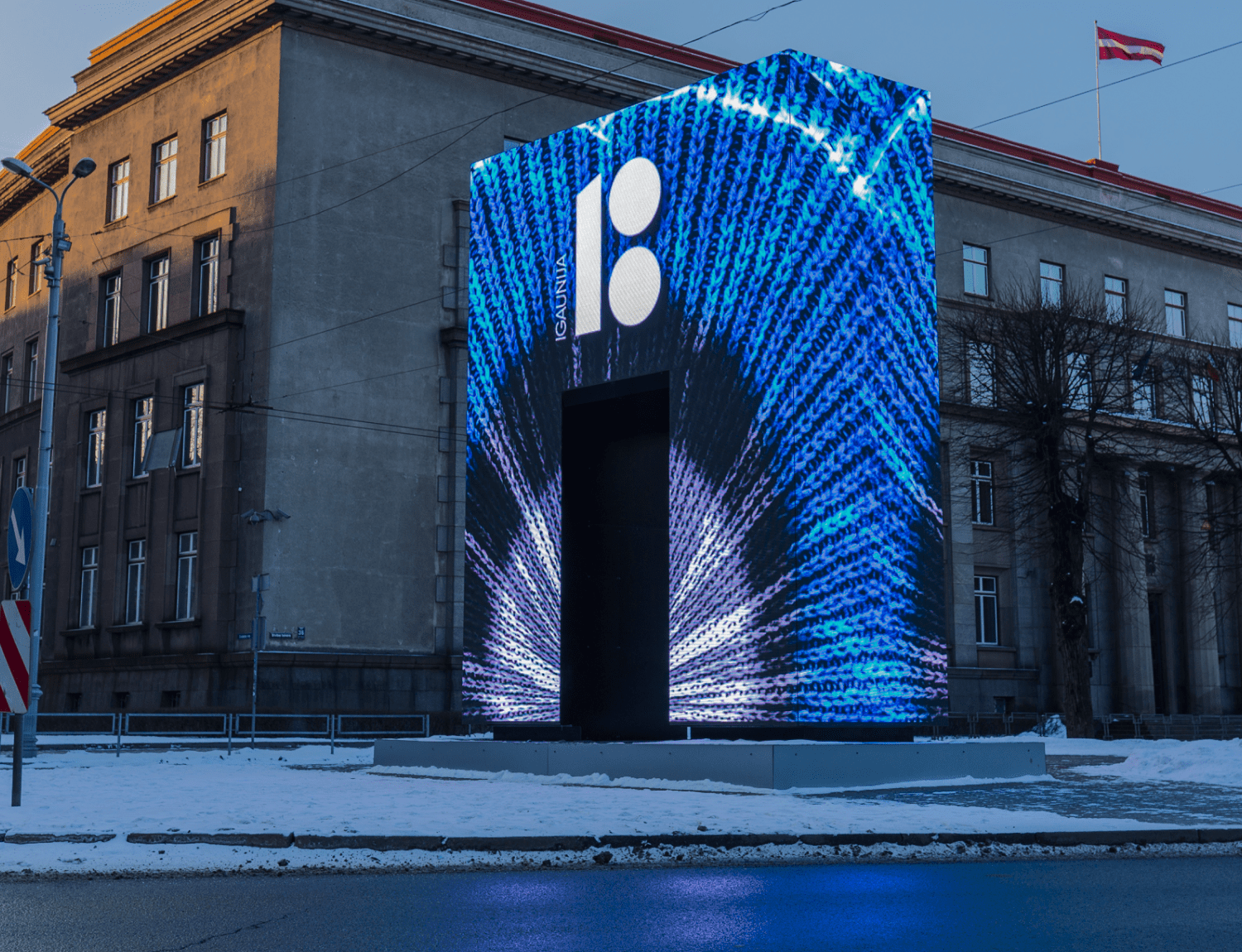 PALAMI Group Unique LED Video Display Object From LED Panels