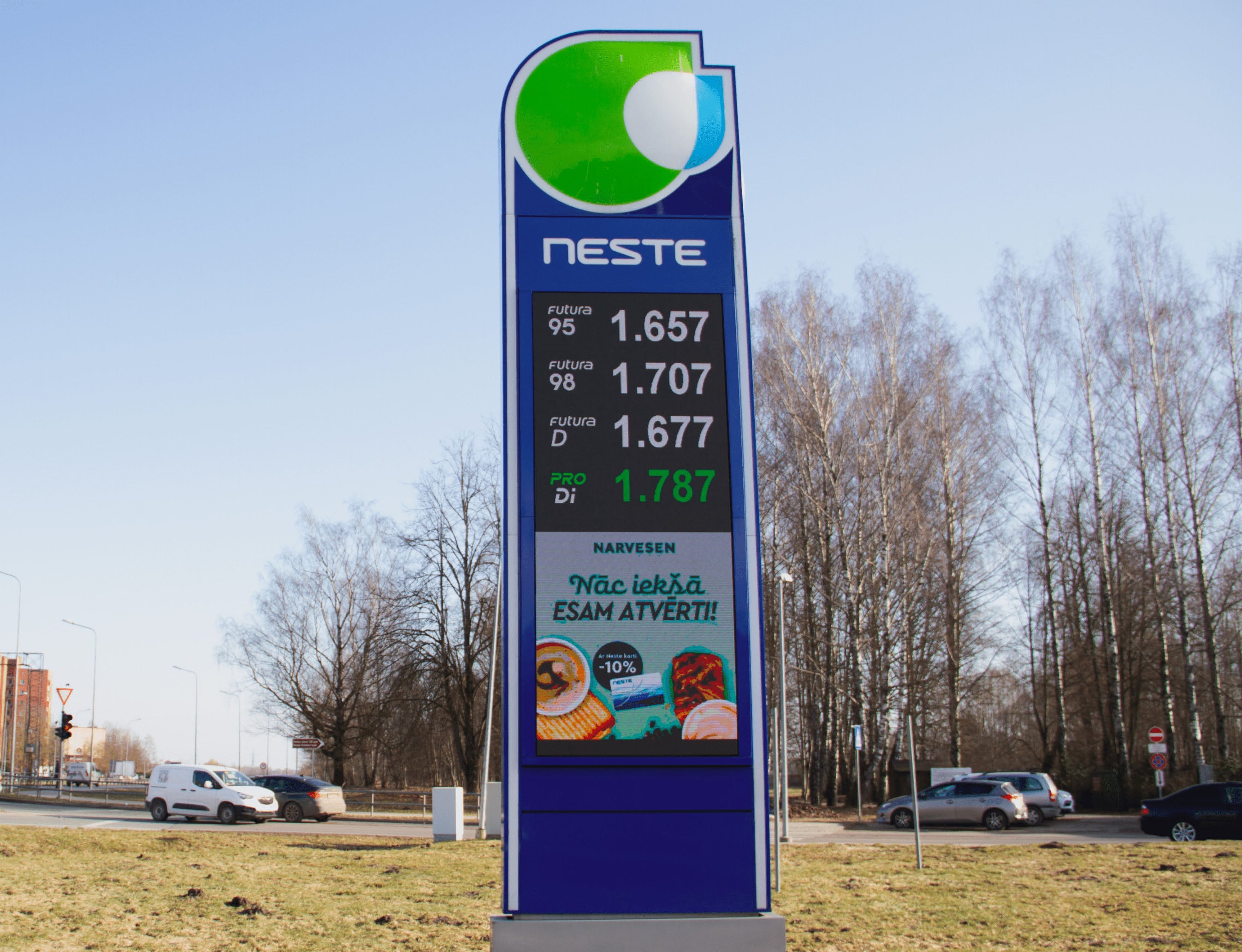 PALAMI Group LED Fuel Price Display Pylon