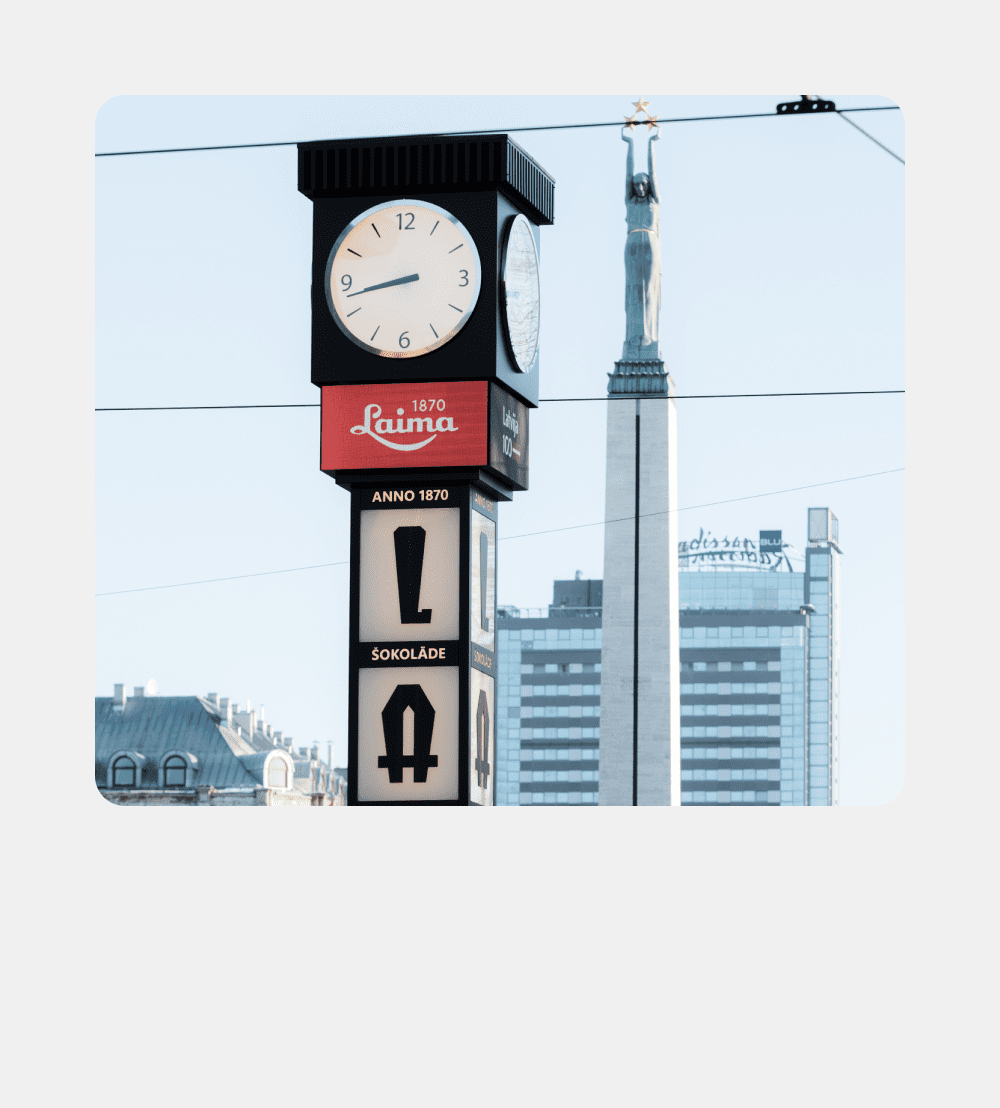 Small Image of PALAMI Group Outdoor LED Media Display With Four Screens