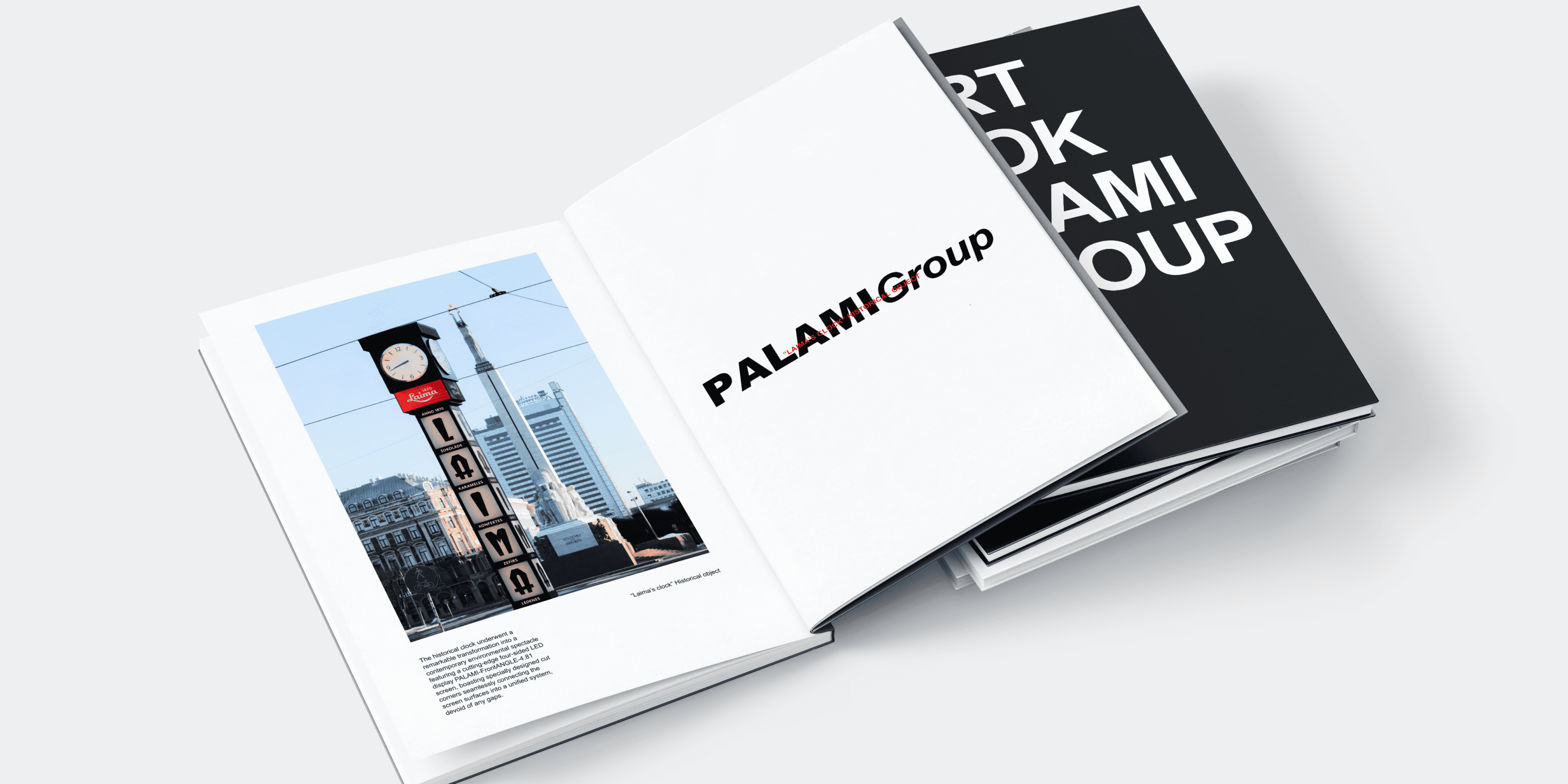 Image of PALAMI Group LED Display Project Laima Clock Brochure