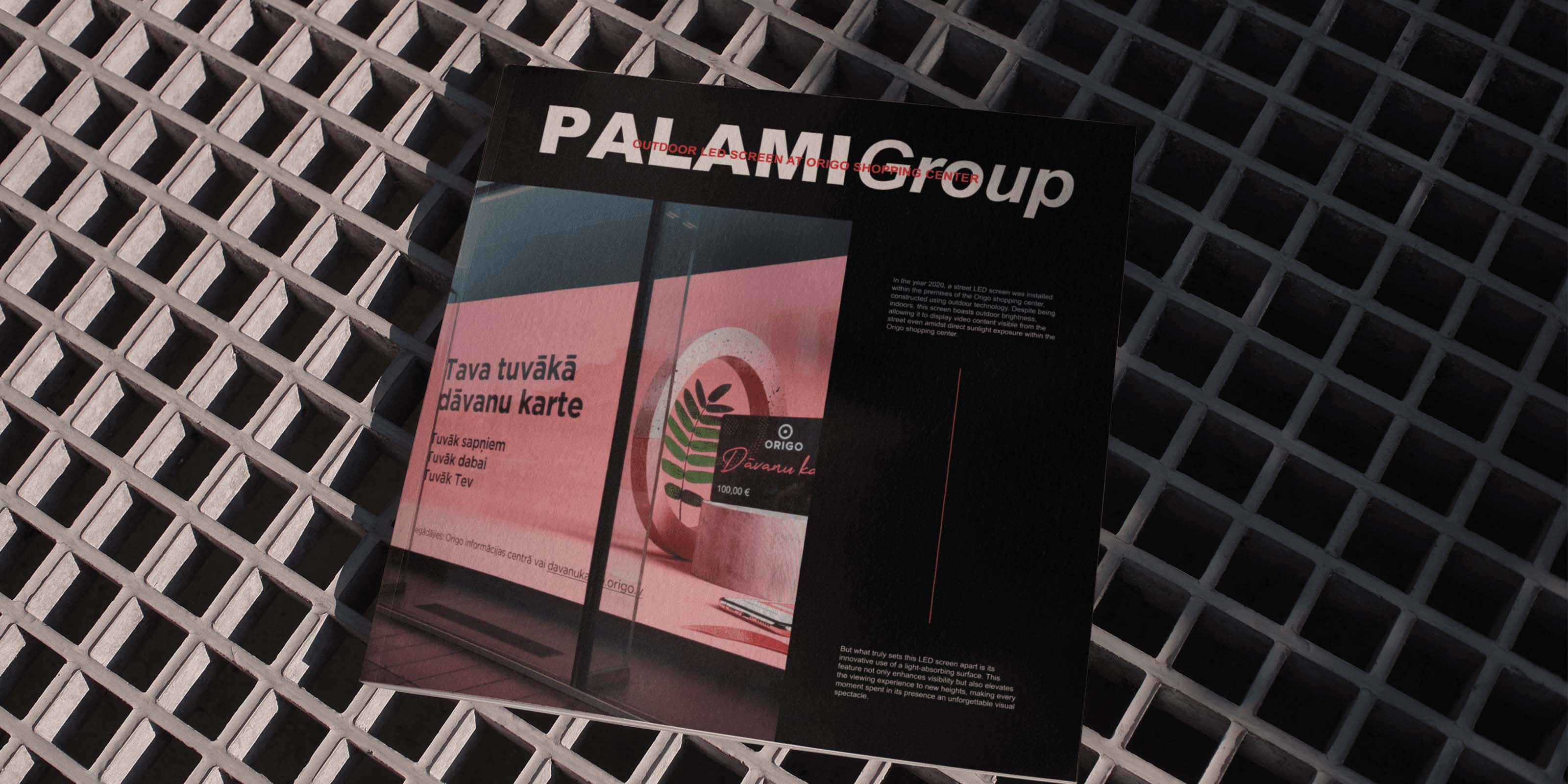 Image of PALAMI Group LED Media Video Wall Brochure in Origo