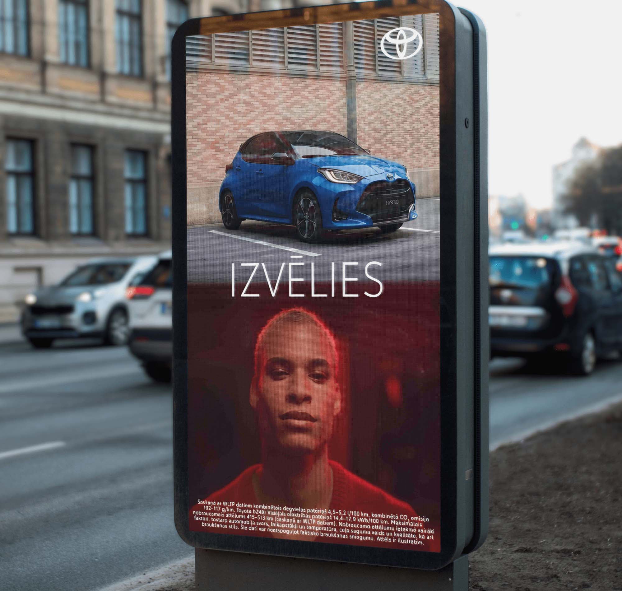 PALAMI Group LED Media Pylon Display On Street