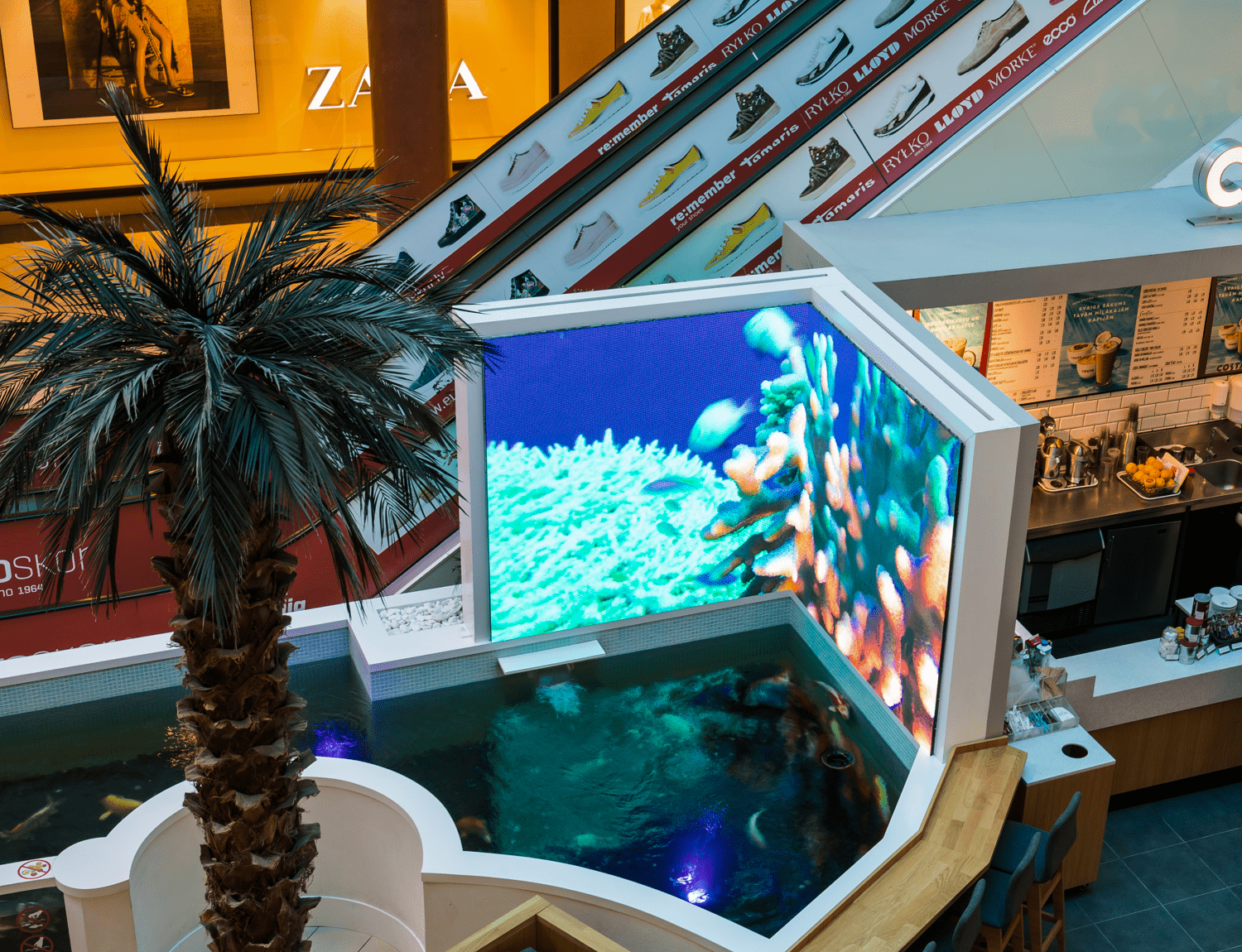 PALAMI Group Indoor LED Video Display Installed In Opened Book Design