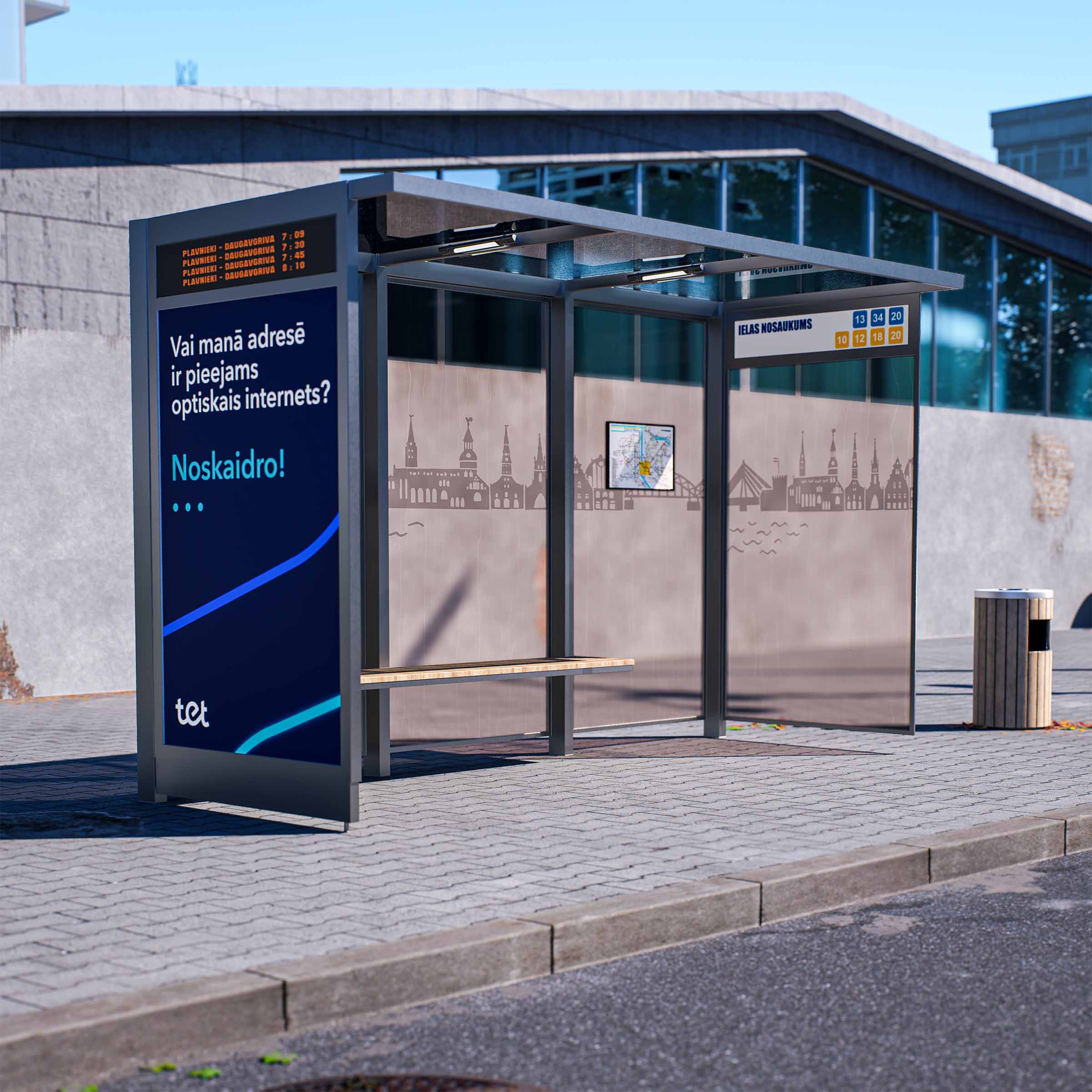 Sabiedriskā transporta nojume OSLO L-izmērs