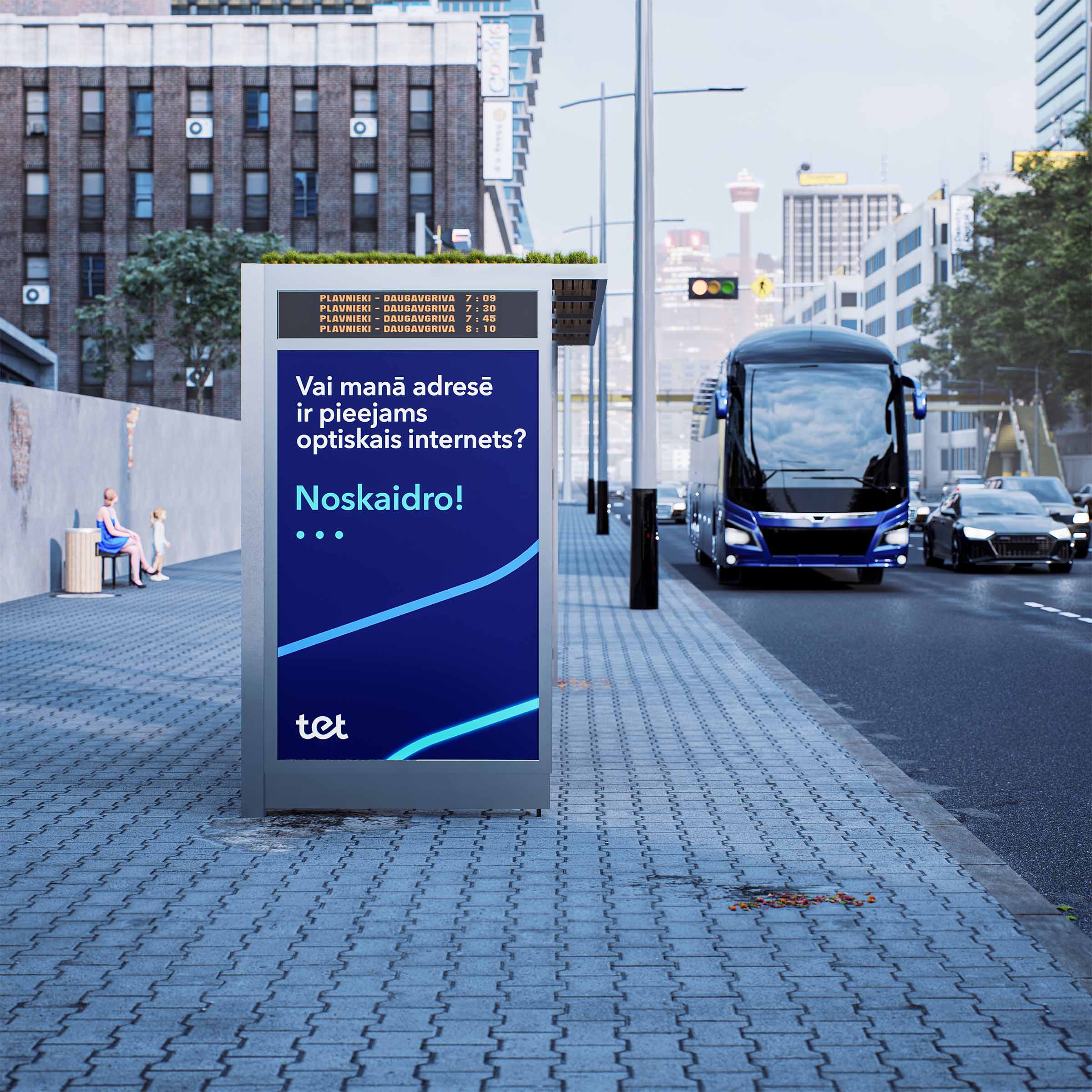 Sabiedriskā transporta nojume OSLO XL-izmērs