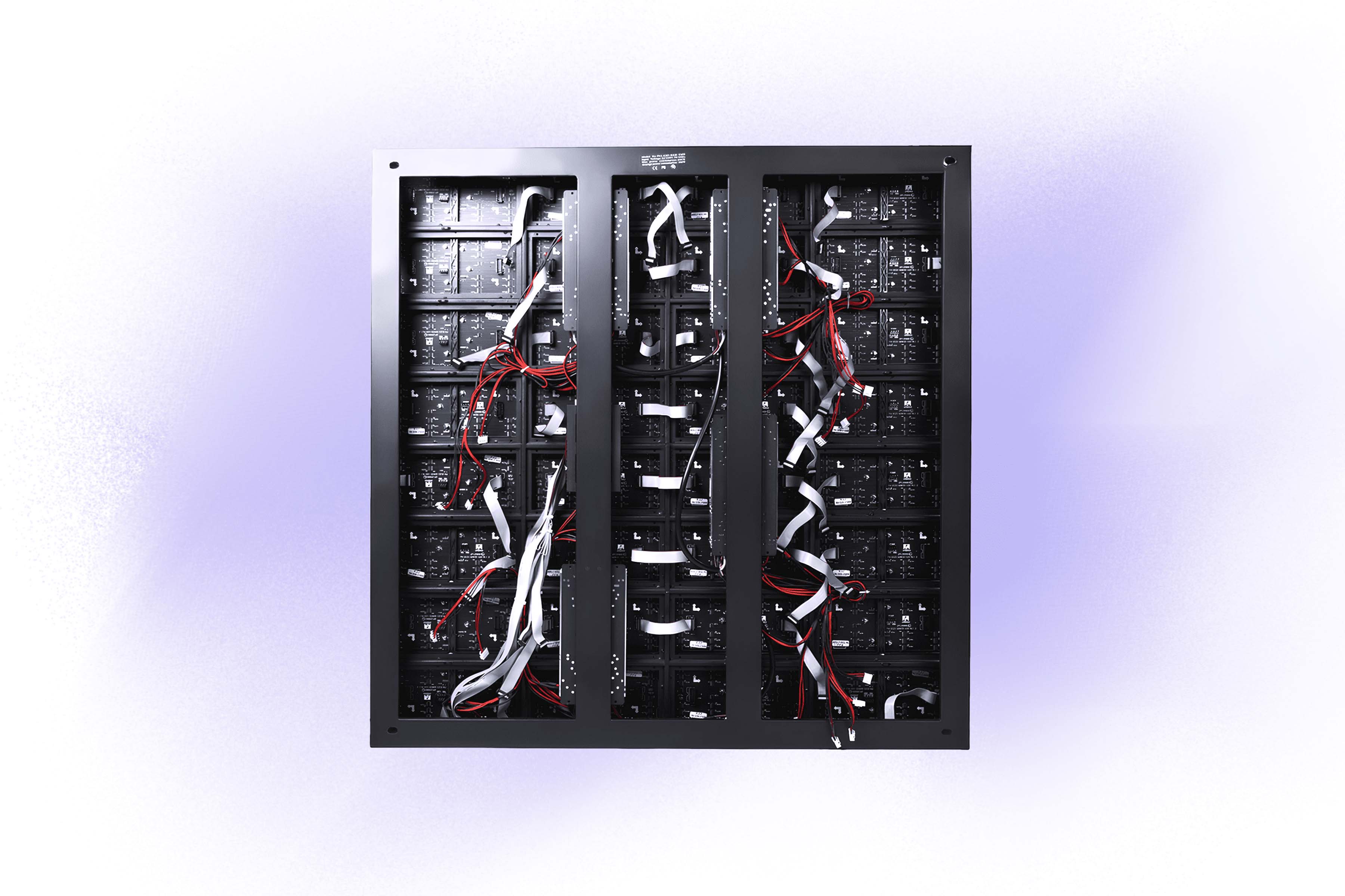 PALAMI Group Indoor LED Display LED Panel Doorless Cabinet Back Side