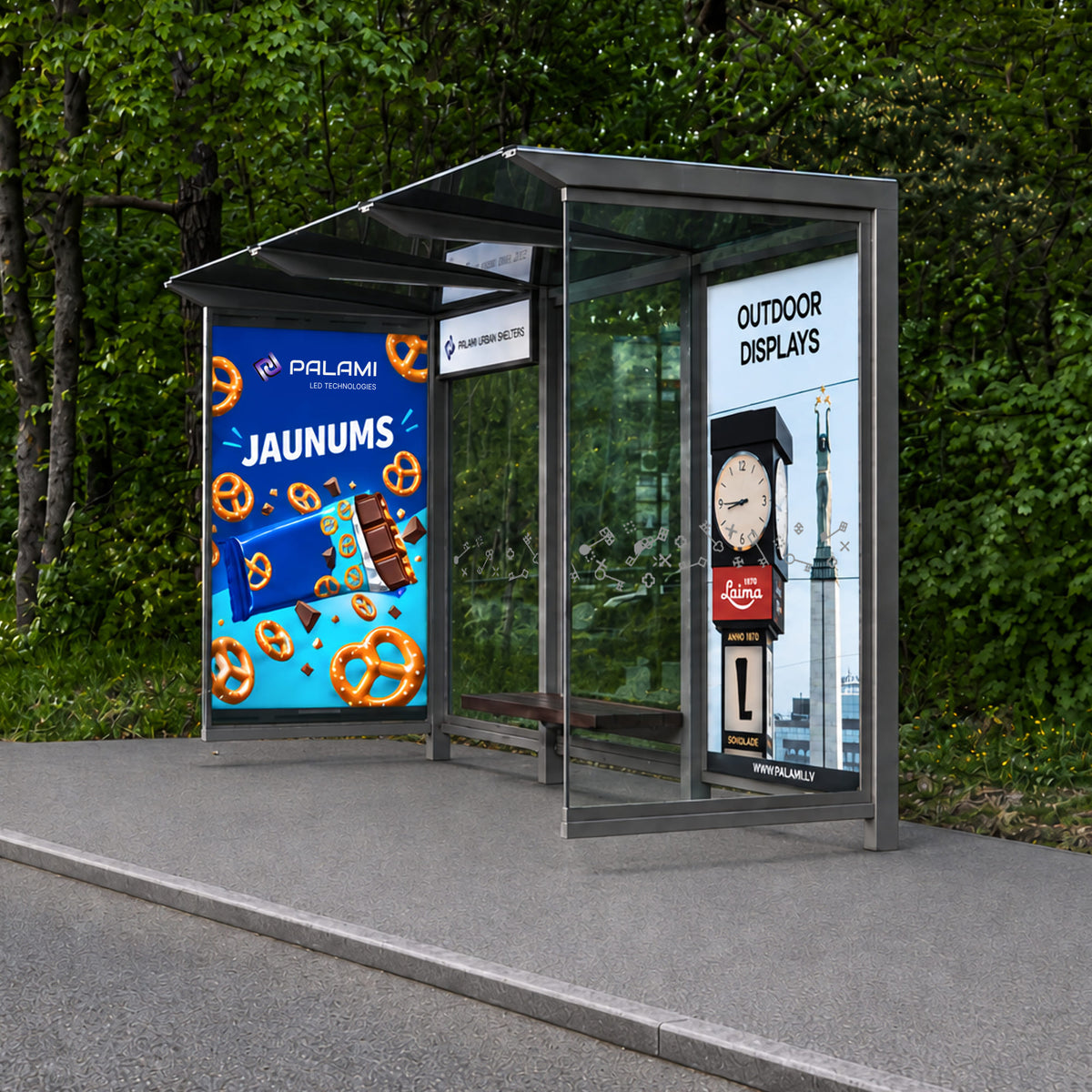 Sabiedriskā transporta nojume RIGA L-izmērs