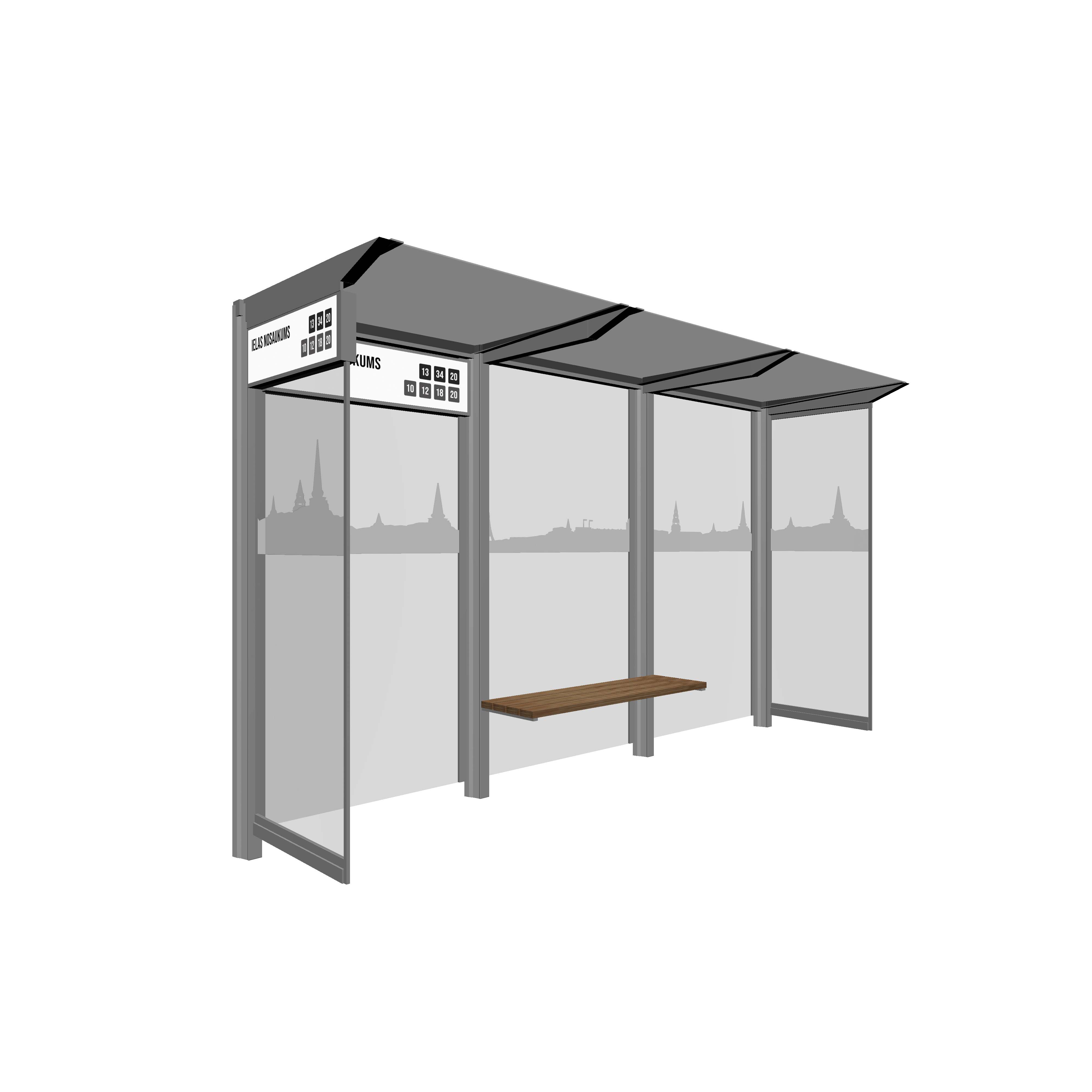 Bus Shelter Glass Print by PALAMI Group - High-Quality and Durable Display for Public Transit