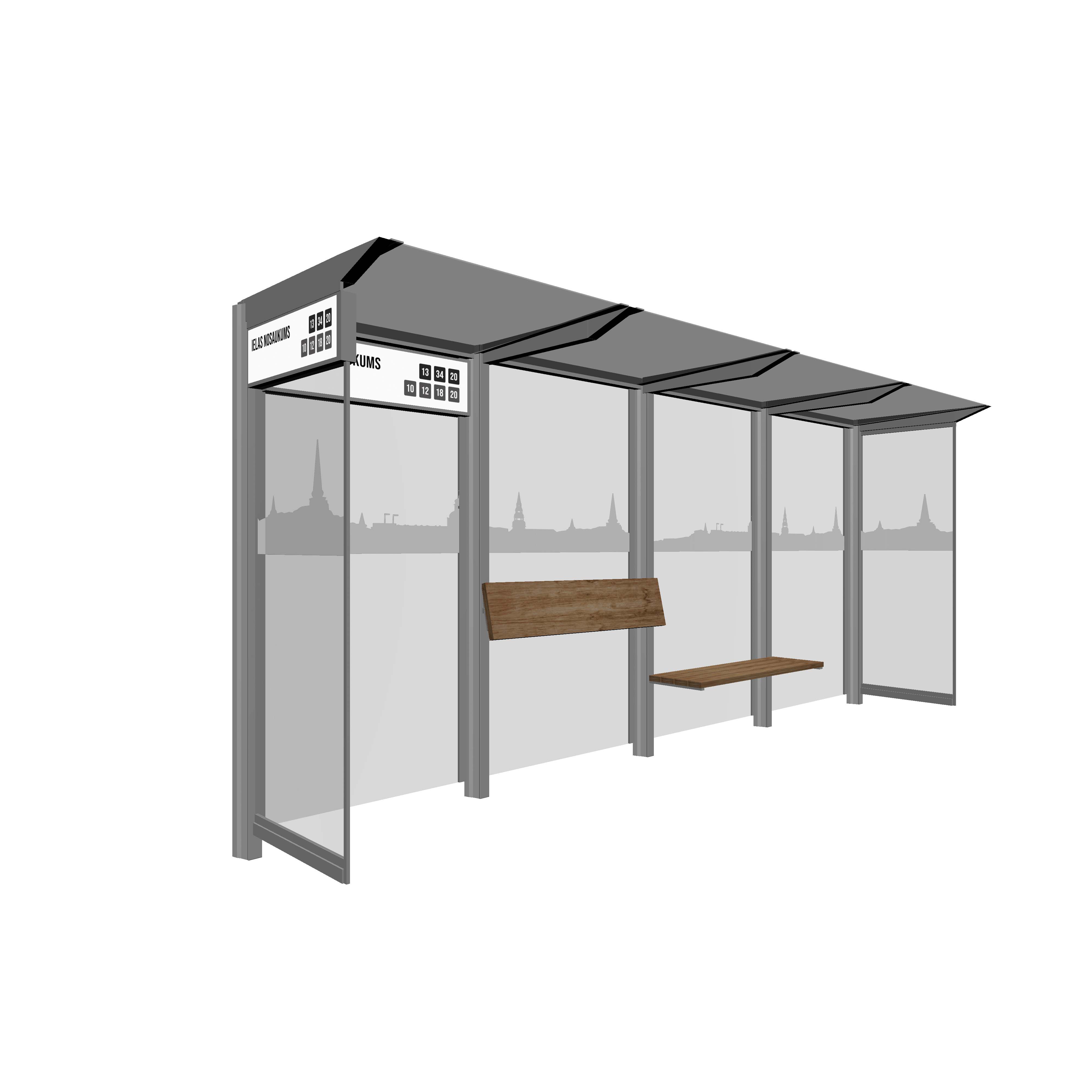 Bus Shelter Glass Print by PALAMI Group - High-Quality and Durable Display for Public Transit