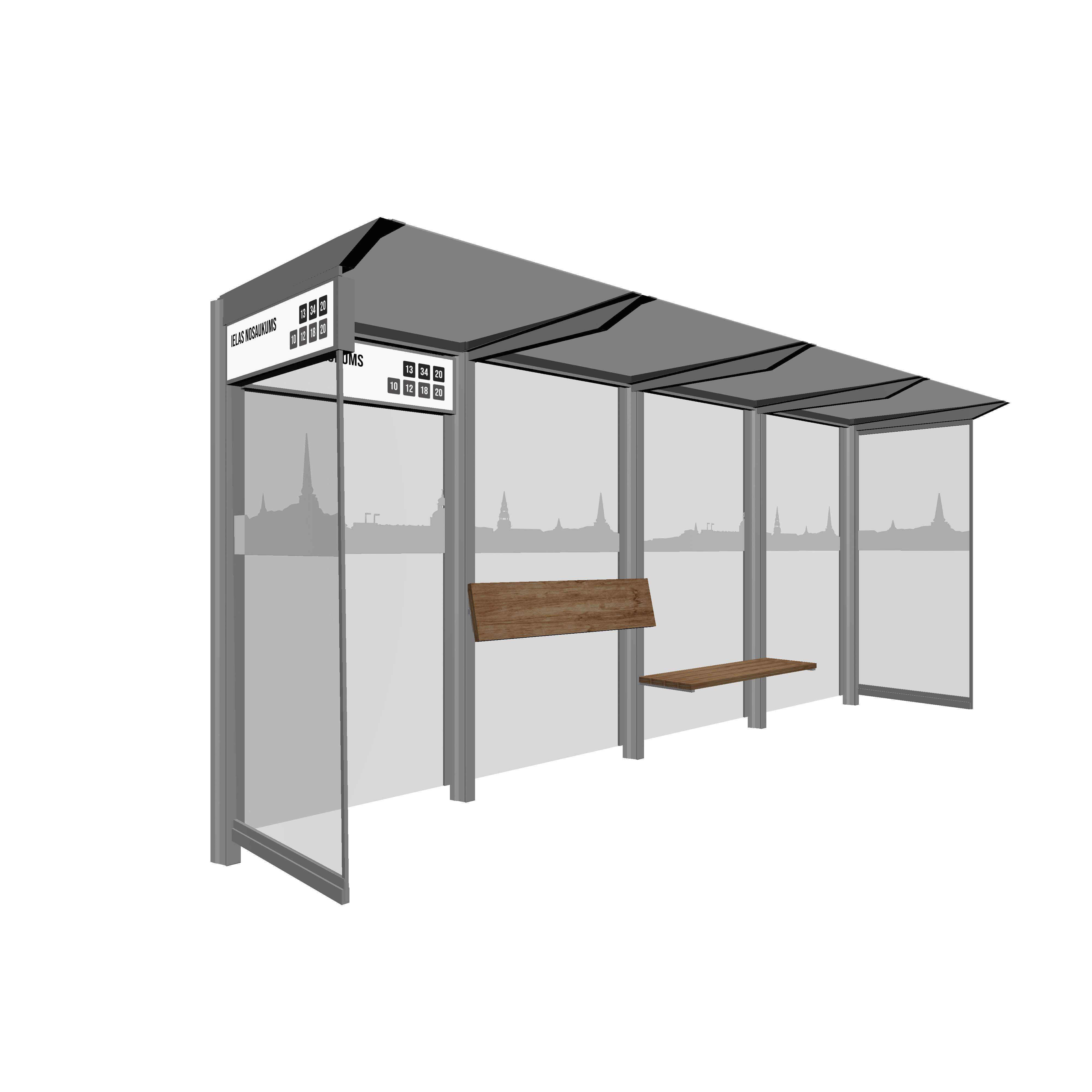 Bus Shelter Glass Print by PALAMI Group - High-Quality and Durable Display for Public Transit