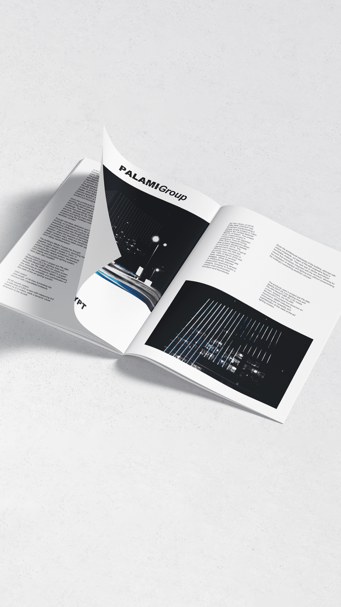 Image of PALAMI Group LED Display Project On Bank Facade Brochure Mobile Resolution