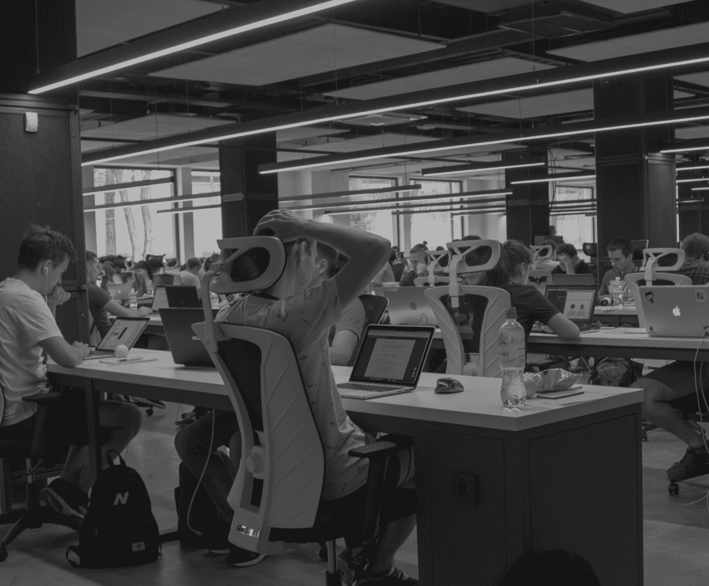 Image Of Office With Working People Representing Mission of PALAMI Group