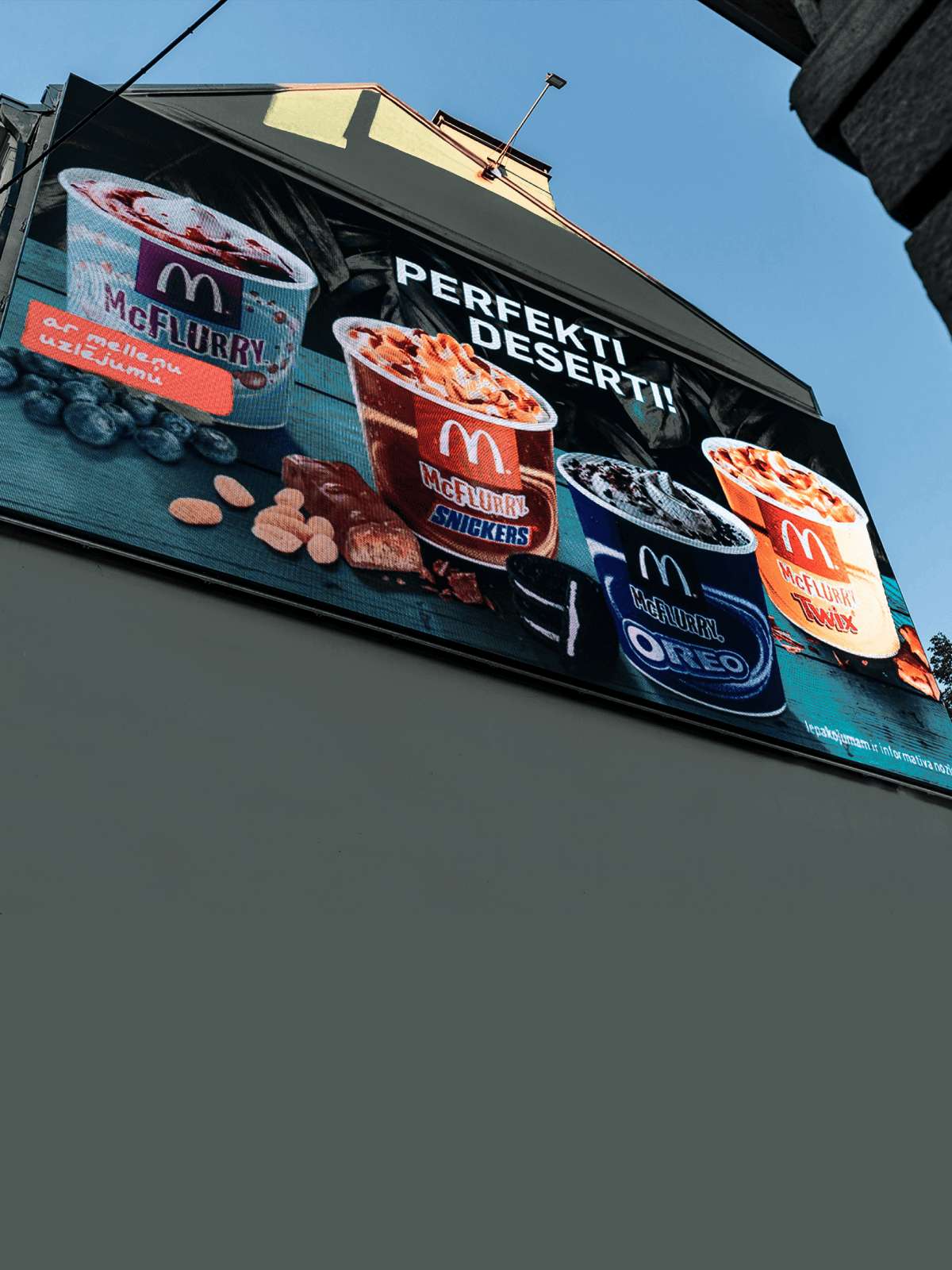 PALAMI Group Outdoor LED Giant Video Wall Display On Building Wall