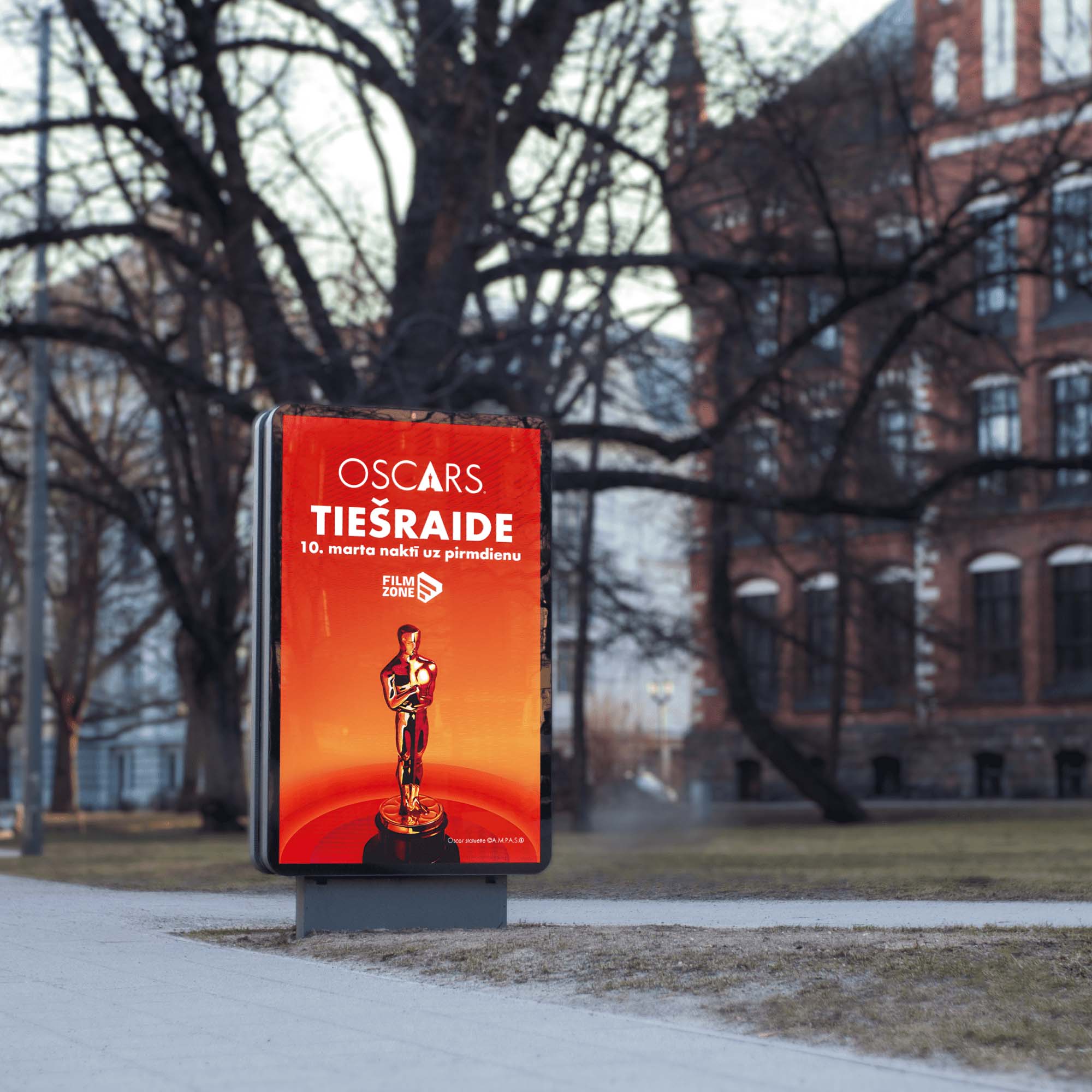 PALAMI Group LED Video Pylon Display On The Street