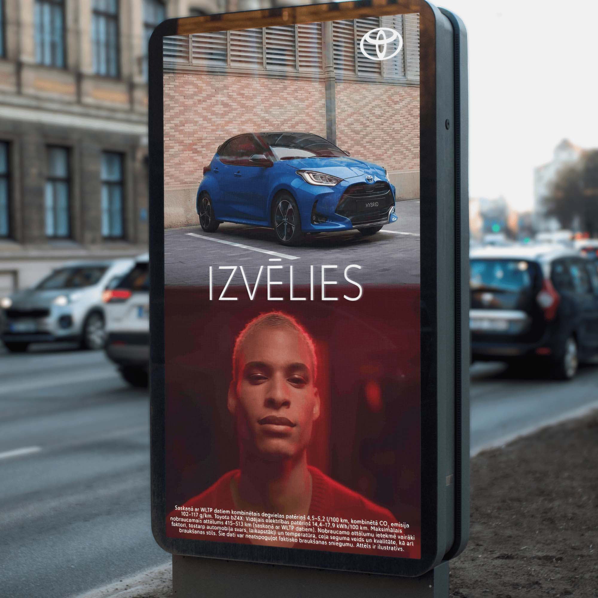 PALAMI Group LED Media Pylon Display On Street