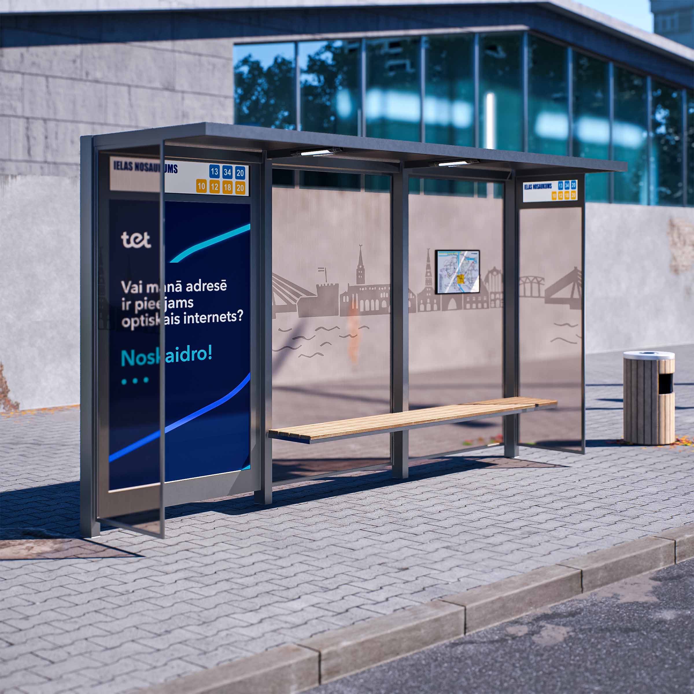 Bus Shelter OSLO S-Size