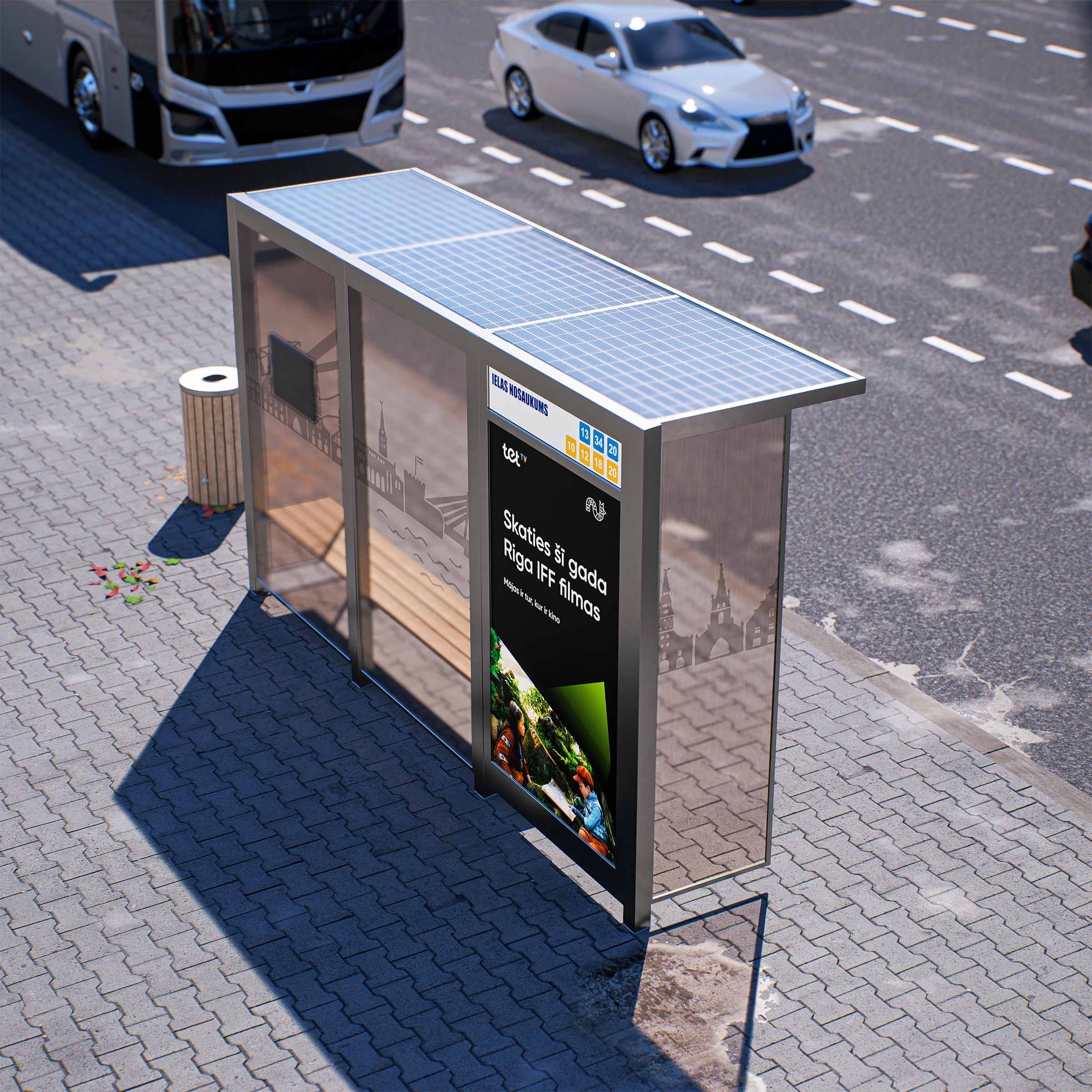 Bus Shelter OSLO S-Size