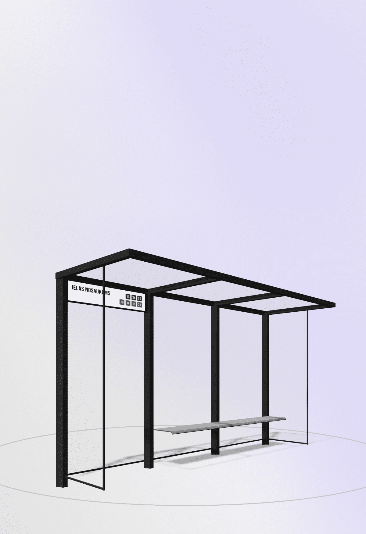 Bus Stop Shelter OSLO by PALAMI Group