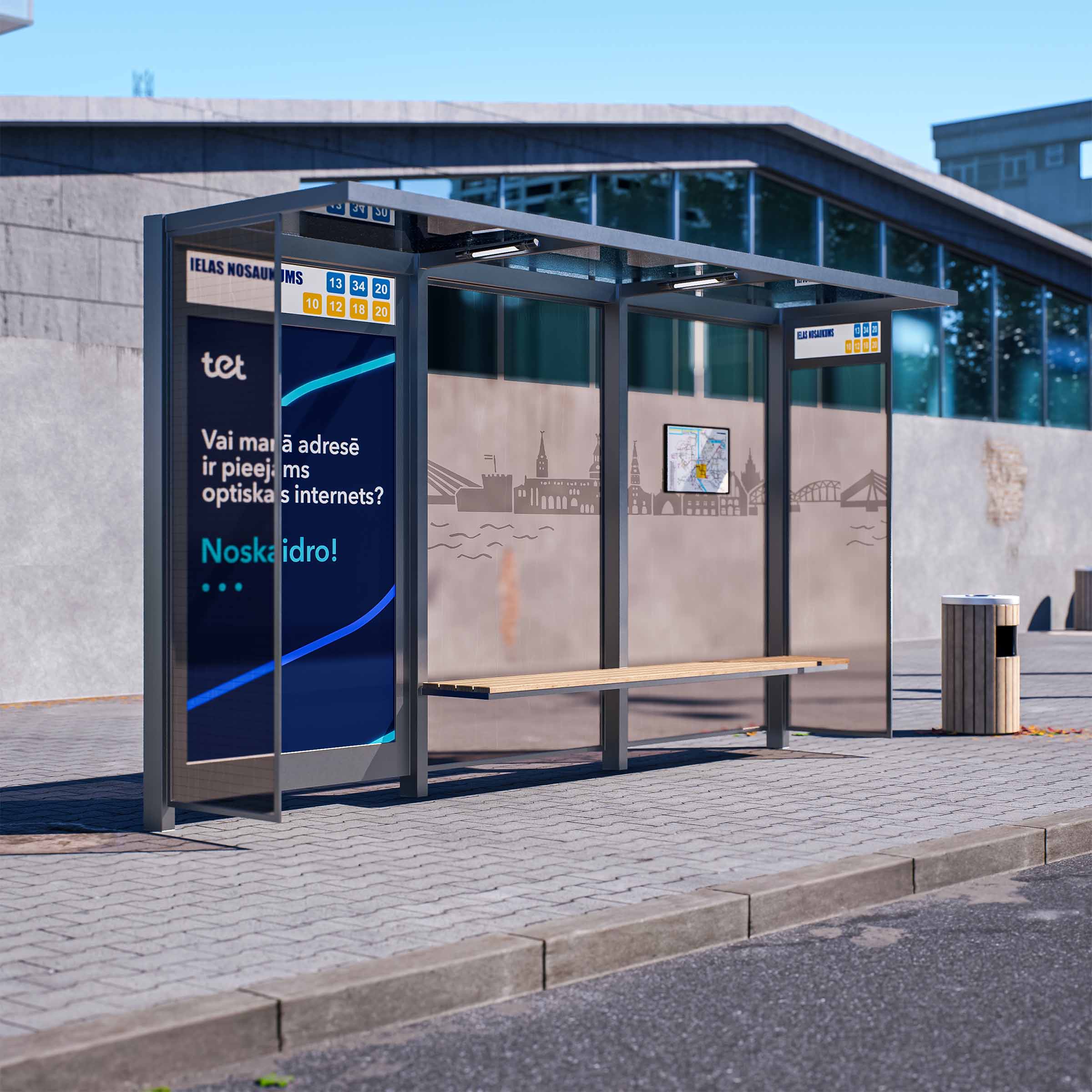 Bus Shelter OSLO S-Size