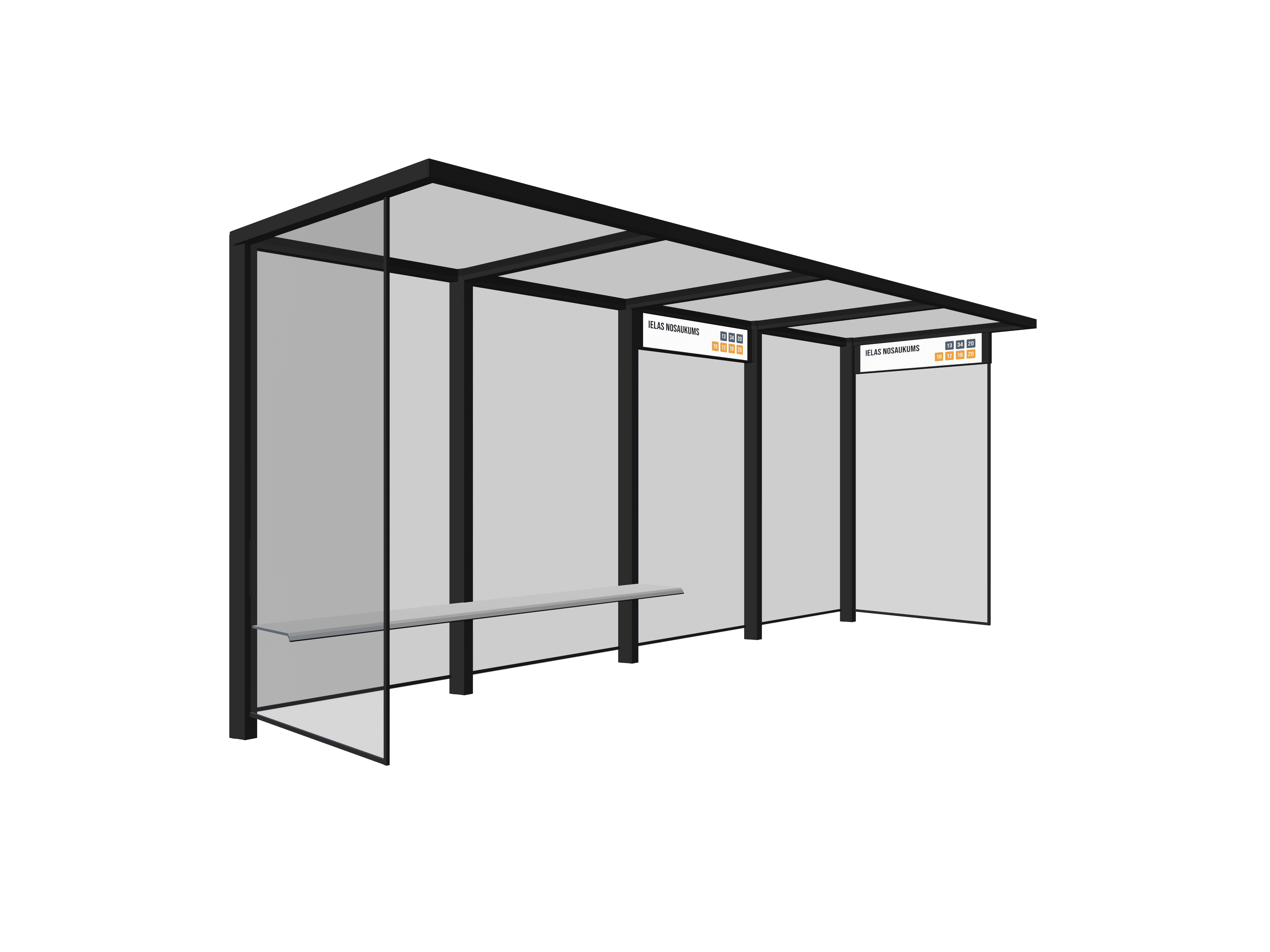 PALAMI Group Bus Stop Shelter Base Package
